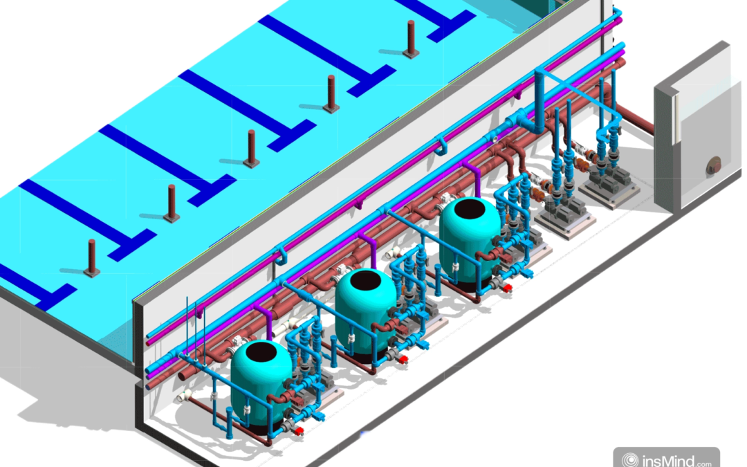 Projeto de piscina semiolímpica
